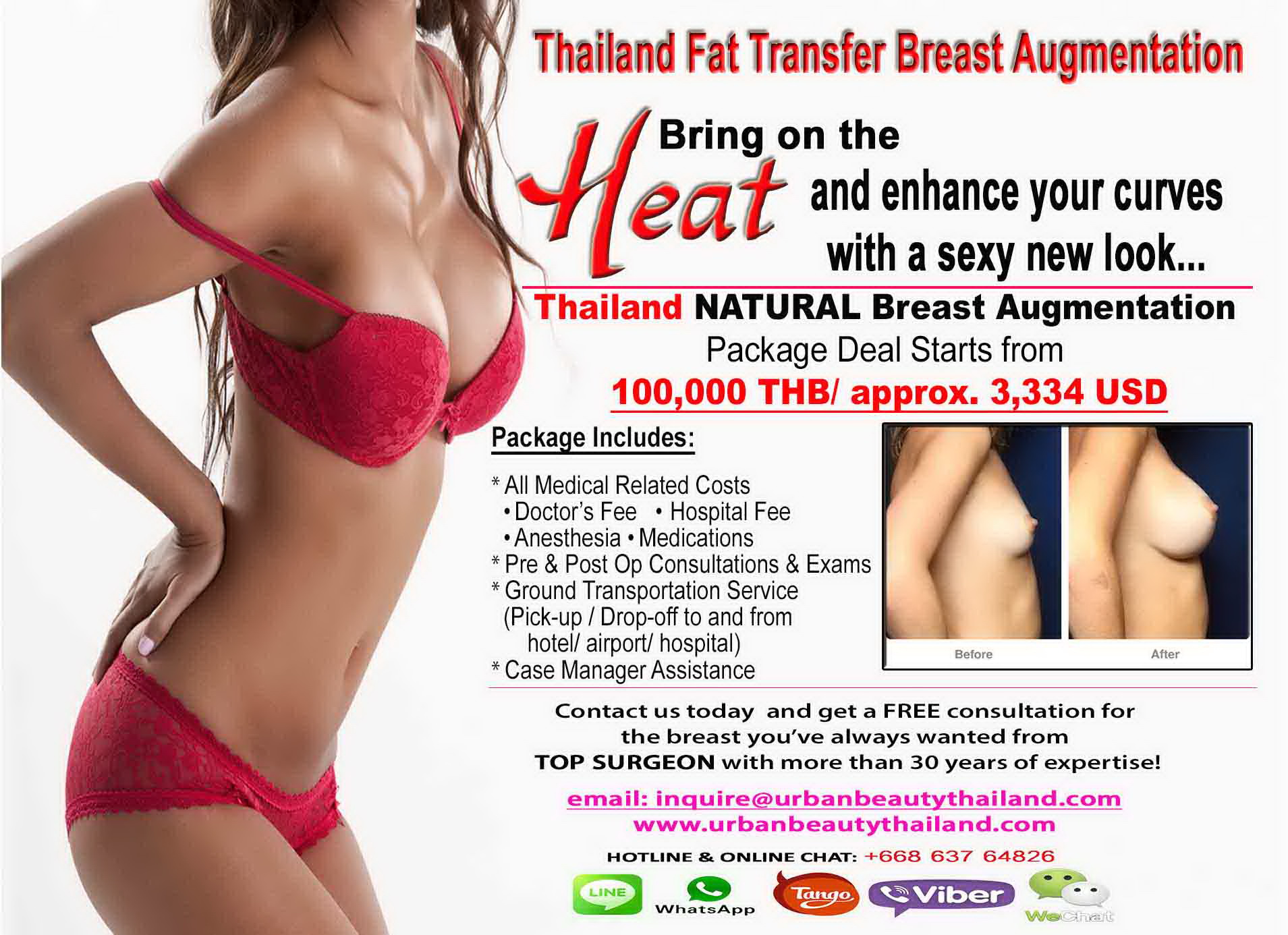 breast fat transfer thailand liposuction bangkok
