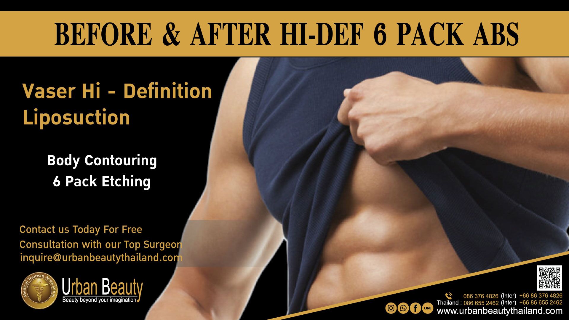 Male Liposuction Thailand/Fat Removal Thailand - Urban Beauty Thailand