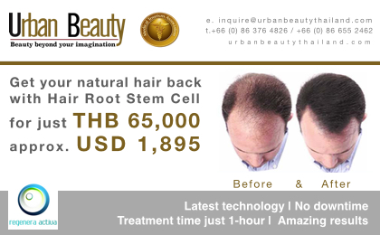 Best Price Hair Root Stem Cell Treatment Thailand – Hair Transplant save up to 70% Bangkok, Thailand